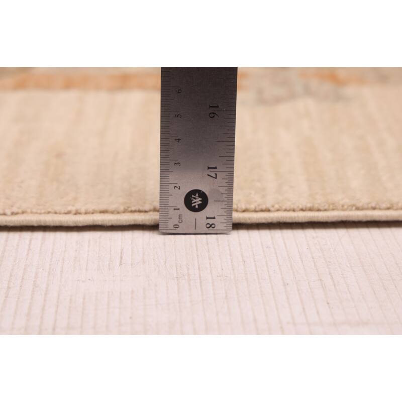 ECARPETGALLERY Hand-knotted Peshawar Ziegler Burnt Orange Wool Rug - 8'10 x 11'2