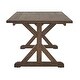 preview thumbnail 8 of 13, Paloma Antique Oak or Brown Reclaimed Wood Dining Table by iNSPIRE Q Artisan