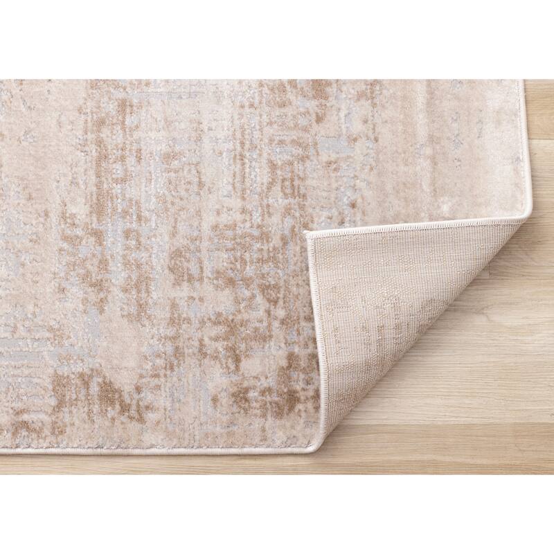 Chase Collection - Beige/Cream Faded Texture Rug