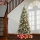 First Traditions™ 6 ft. Perry Hard Needle Tree with Clear Lights - 6 ft ...