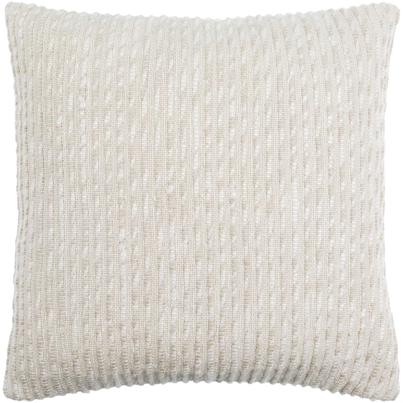 Tionna Scandinavian Textured Accent Pillow - 18"L x 18"W - Cover Only