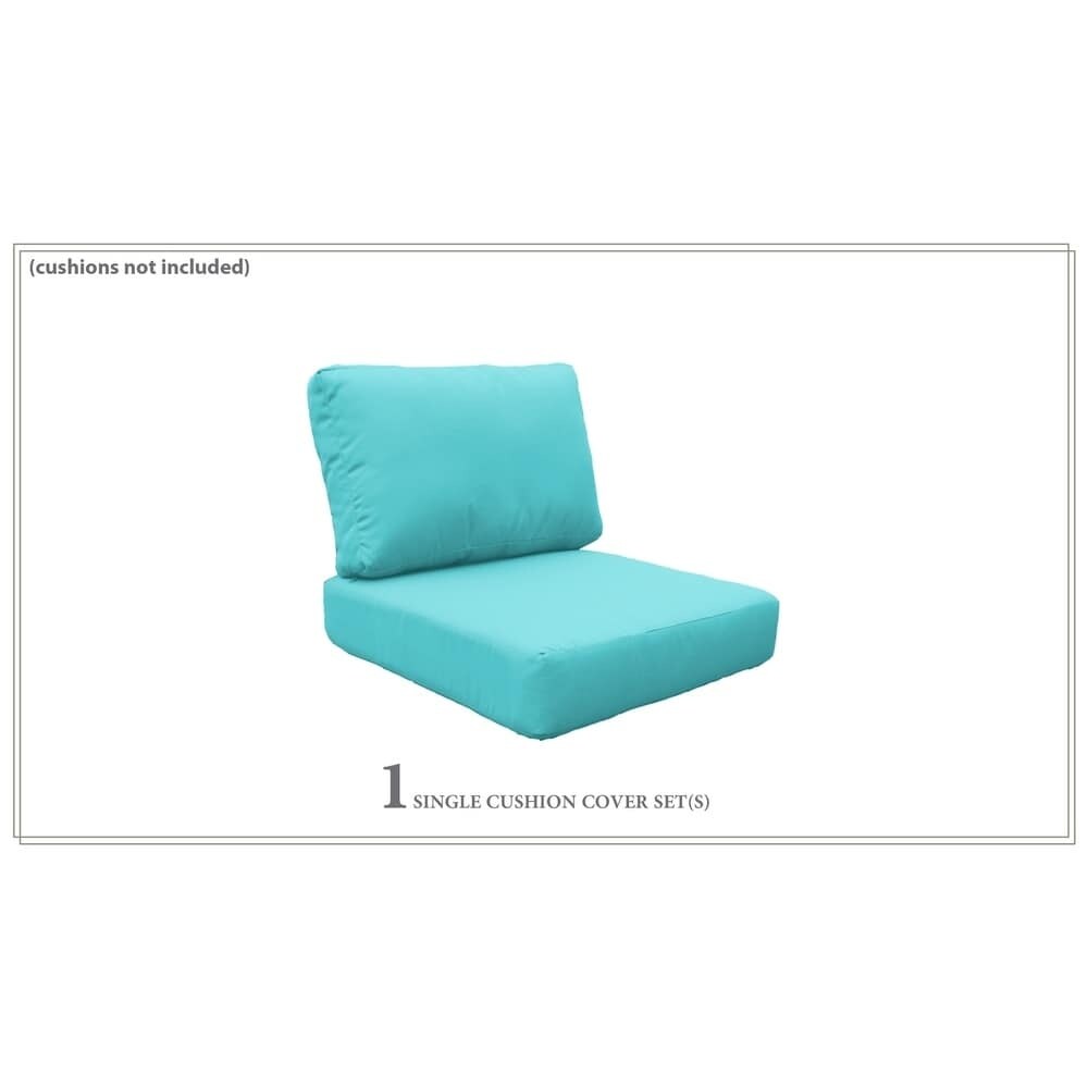 High back sales outdoor cushion covers