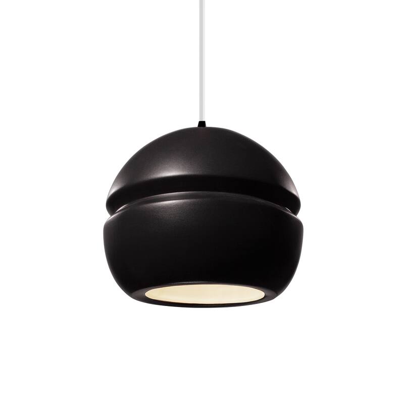 Carson Carrington Sallebacka Matte Black Small Pendant - Matte Black, Carbon Matte Black, White