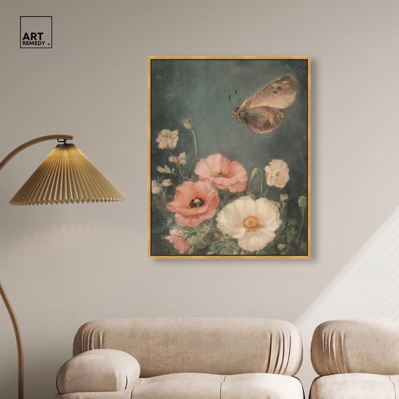 Shadowed Flutter II Canvas by Art Remedy