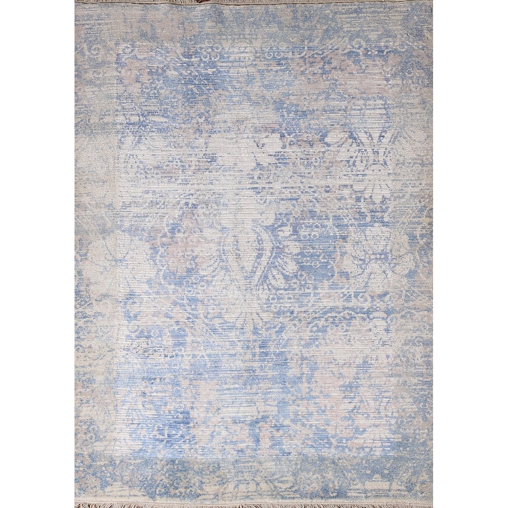 Abstract Modern Accent Rug Wool Carpet - 3'11"x 5'8"