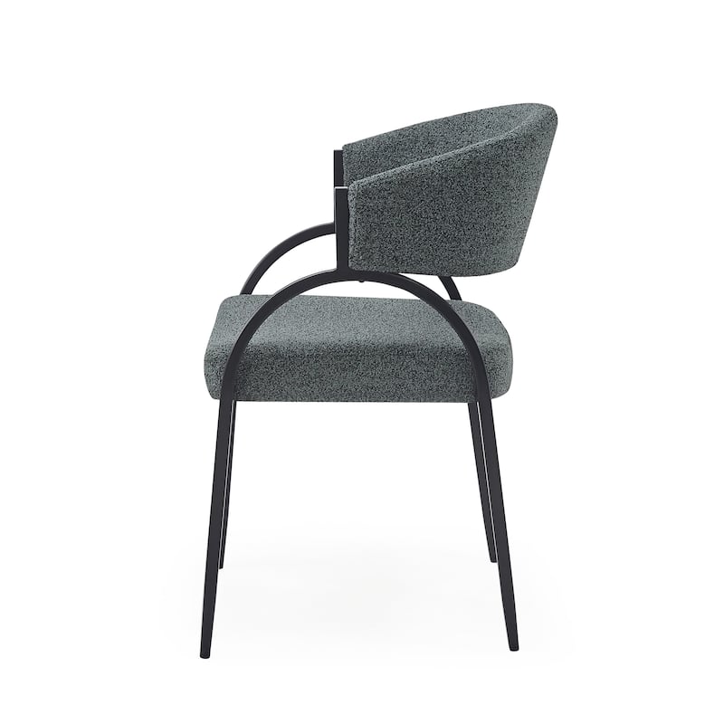 Roomfitters Upholstered Dining Chairs with Metal Legs, Set of 2, Comfortable Dining Chairs, for Kitchen or Dining Room