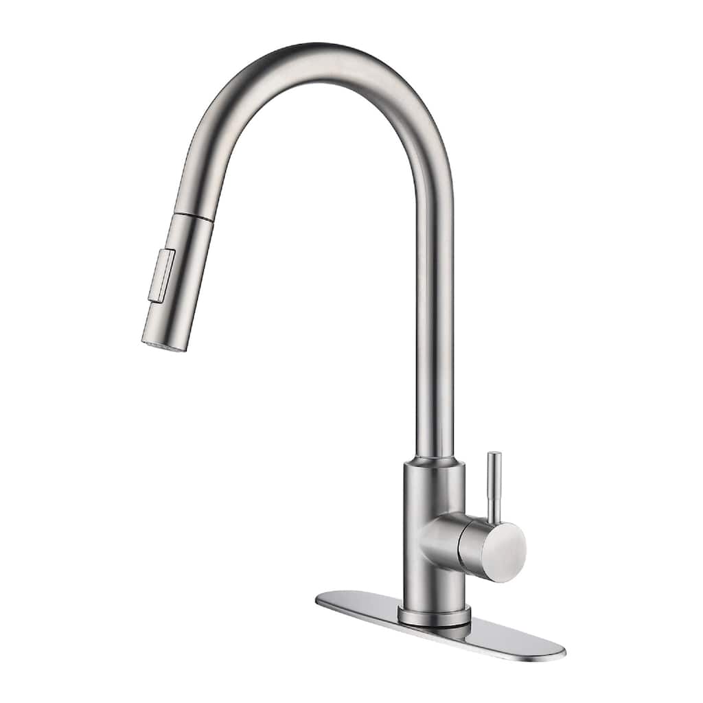 Touch 360 Degree Rotation Kitchen Faucet with Pull Down Sprayer