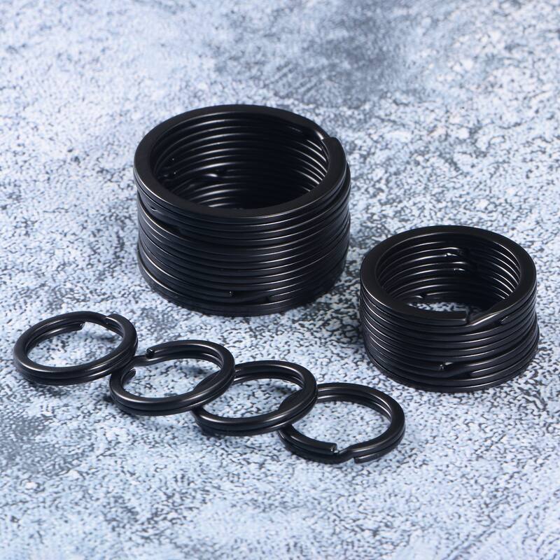 Split Key Ring Open Flat Jump Connectors for Lanyard Zipper Handbag