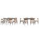 Option Beige Linen/6 Chairs