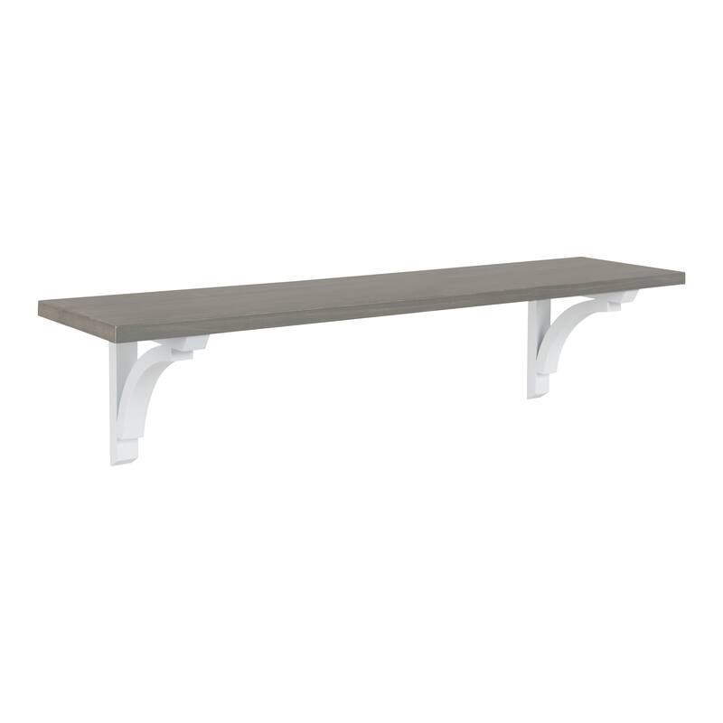 Kate and Laurel Corblynd Traditional Wood Wall Shelf