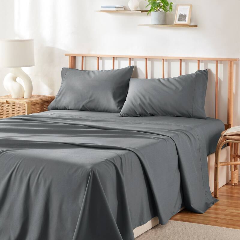 Clara Clark Premium Bamboo Blend Fitted Sheet Set