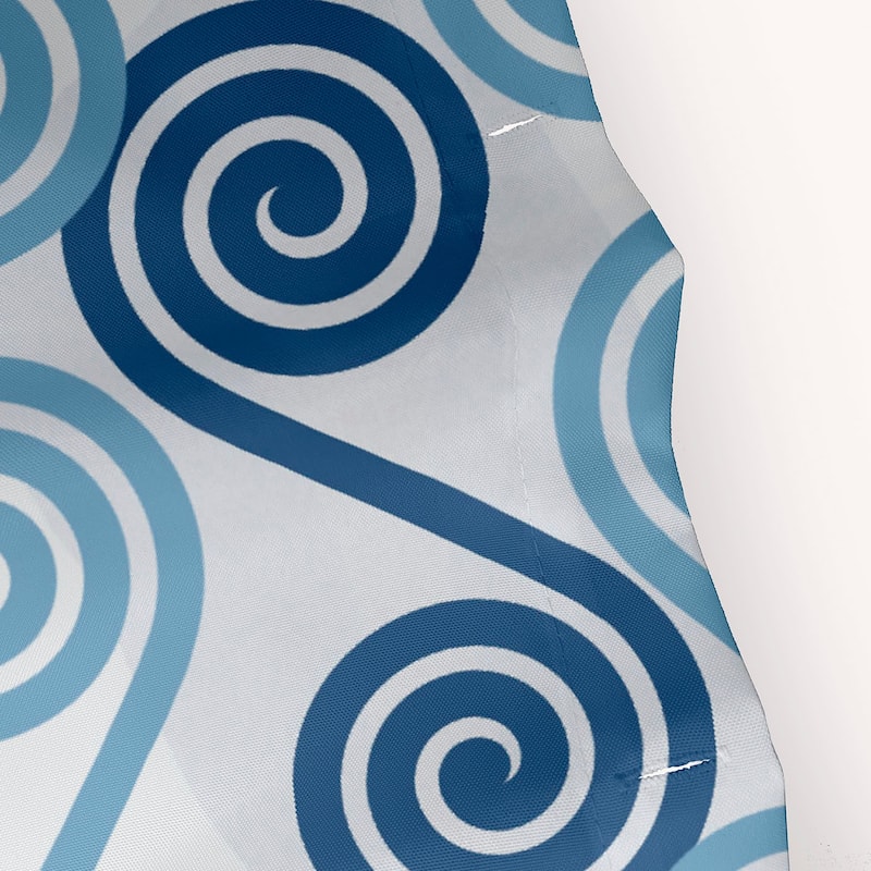 Rip Curl Geometric Print Shower Curtain