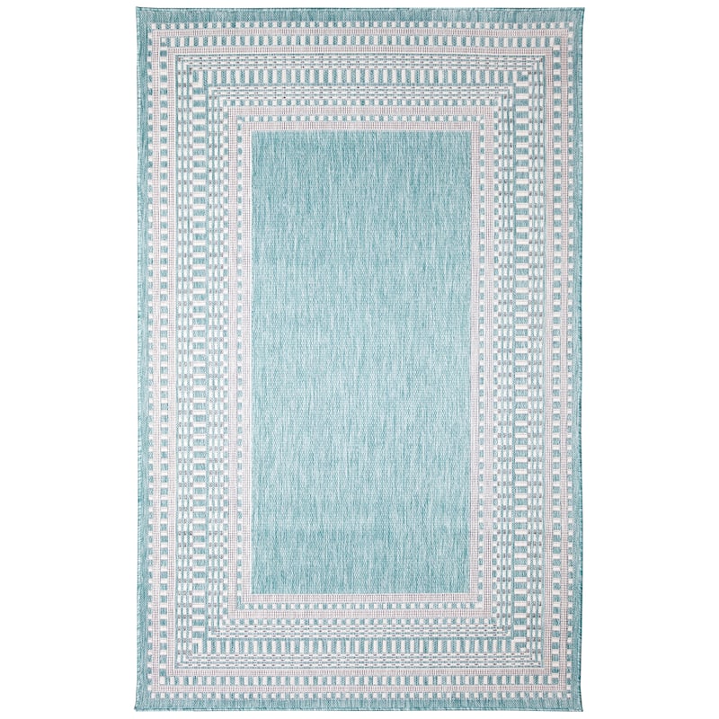 Liora Manne Malibu Etched Border Indoor/Outdoor Rug