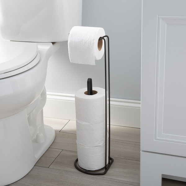 Bath Bliss Geode Freestanding Toilet Paper Dispenser and Reserve - Thumbnail 5