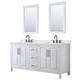 Option White / Giotto Quartz Top / Matte Black Hardware