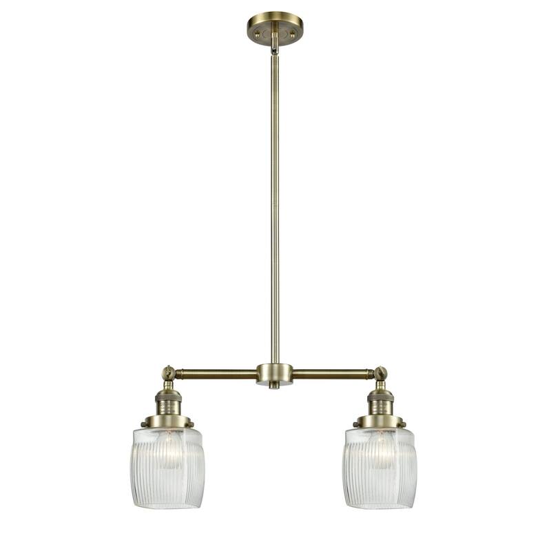 Innovations Lighting Colton 2 Light 22" Wide Linear Chandelier