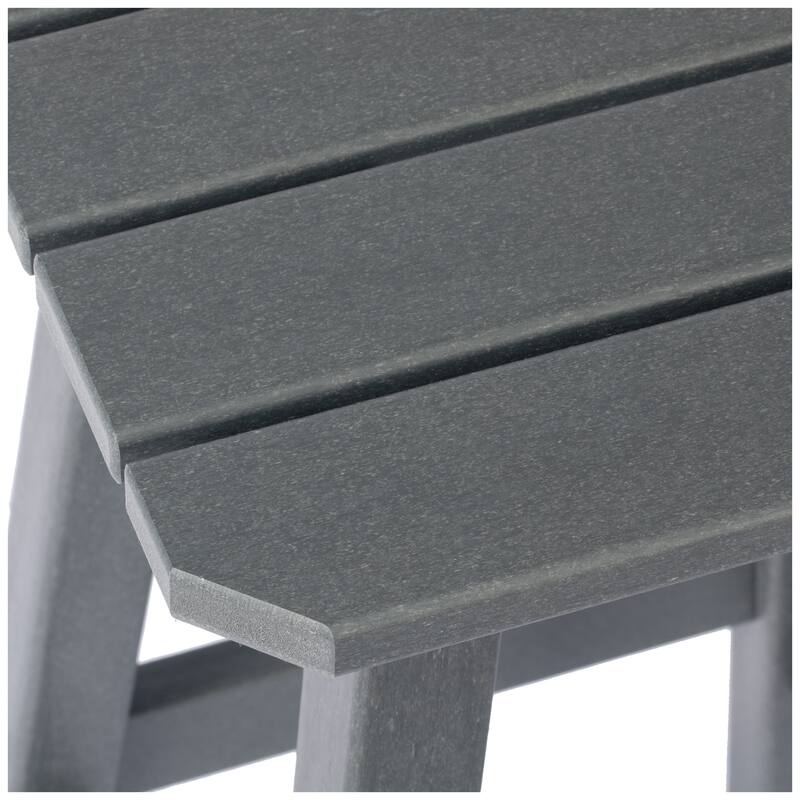 Laguna Hdpe All Weather Outdoor Patio 29" Square Bar Stool (Set Of 3)