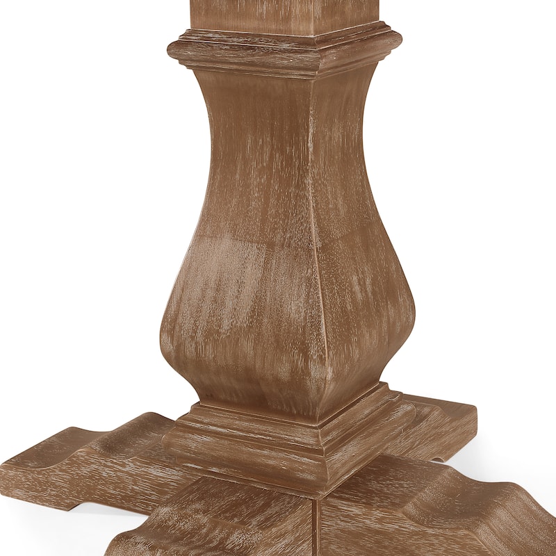 Pampas Wood and Cane Dining Set by Christopher Knight Home