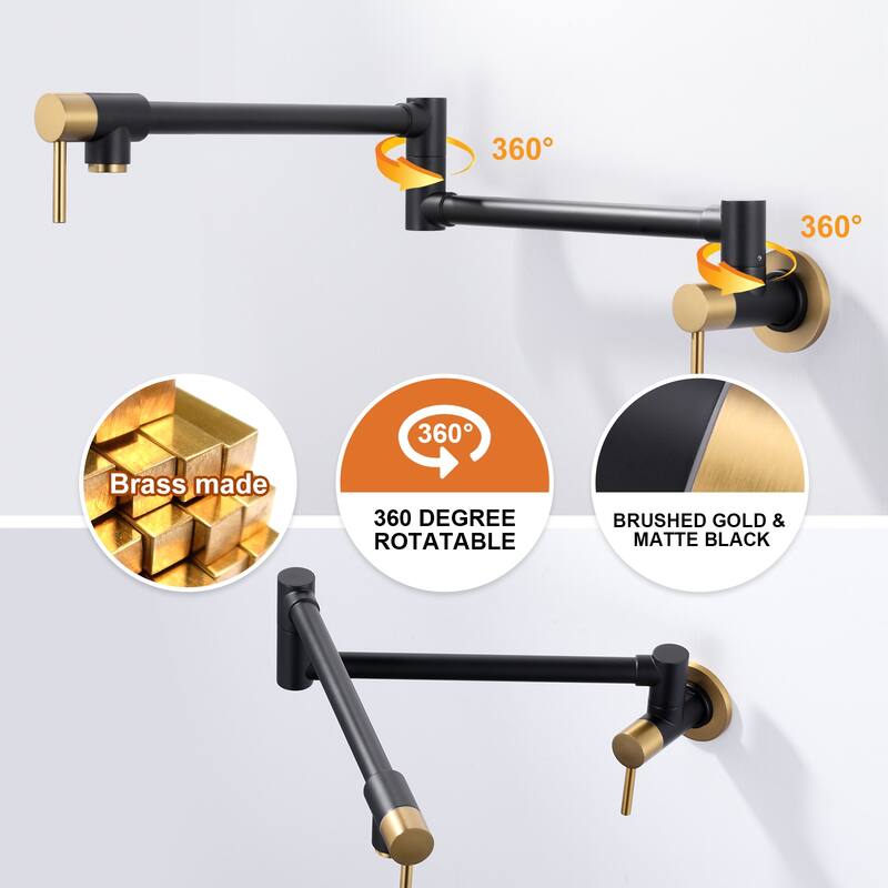 WOWOW Wall Mounted Pot Filler