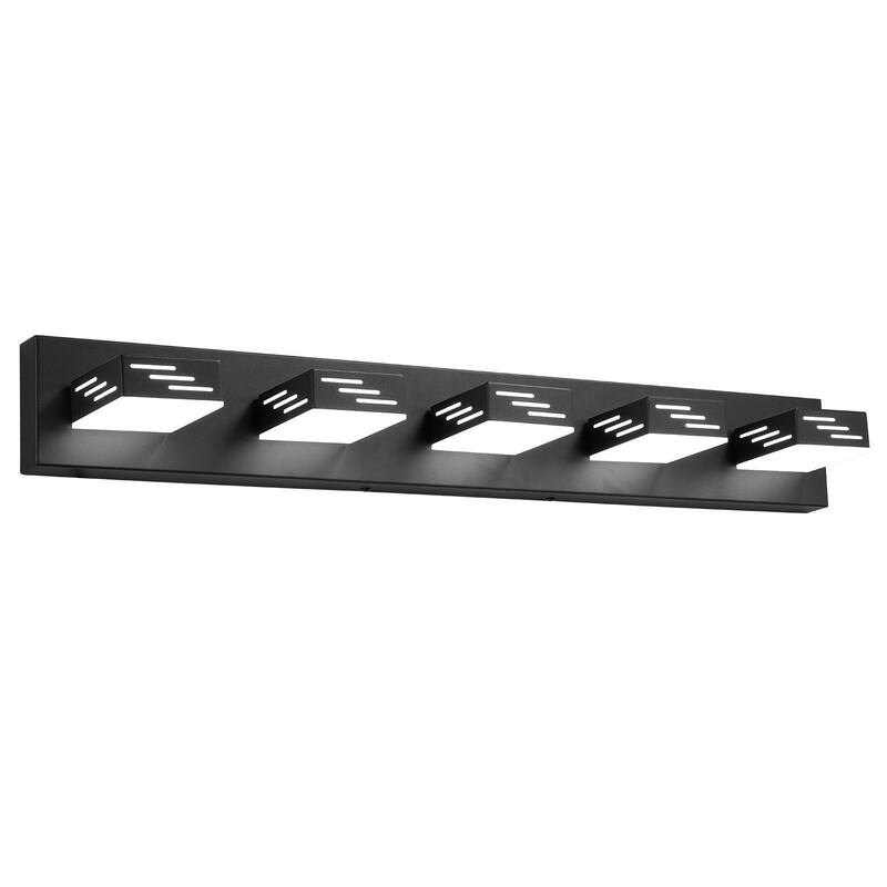Wall Mounted Modern LED Vanity Light Fixture with 6000K Brightness and Adjustable Head - 5