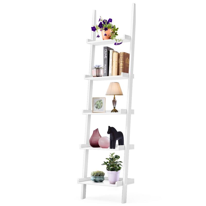 5-Layer Display Shelf Bookcase Shelving Unit Storage Stand