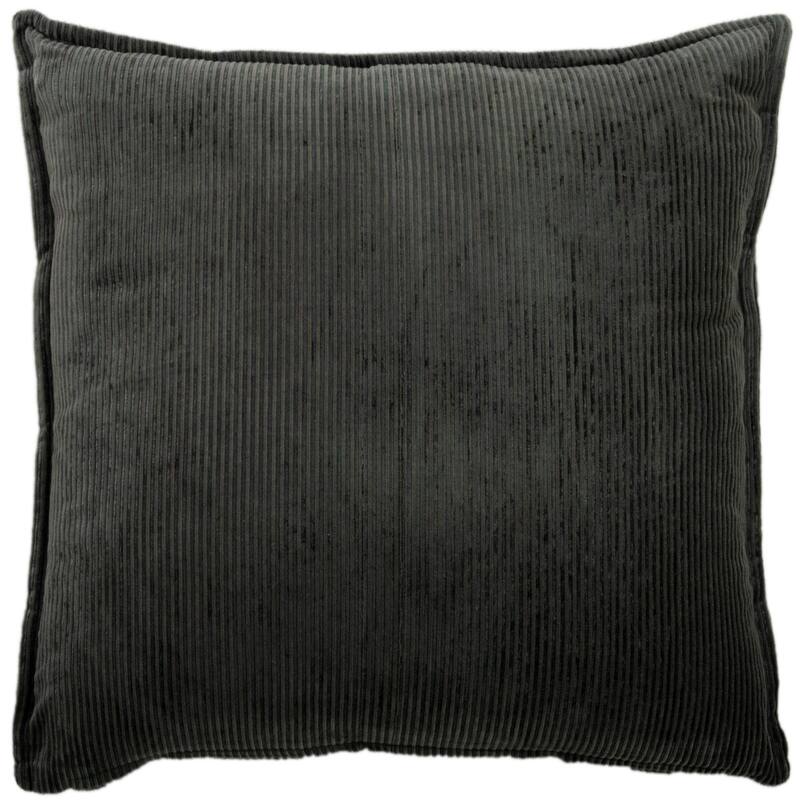 Rizzy Home Solid Velvet and Corduroy Throw Pillow