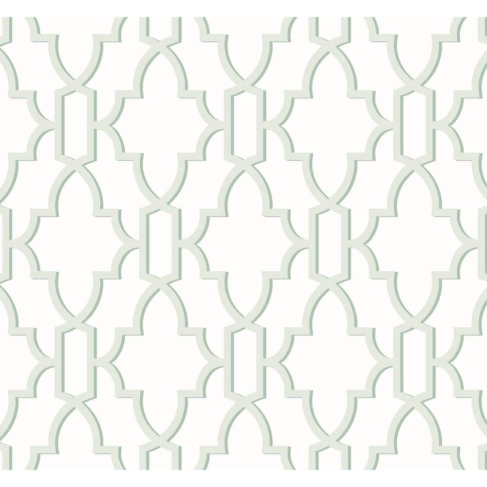 Luxe Haven Coastal Lattice Peel and Stick Wallpaper