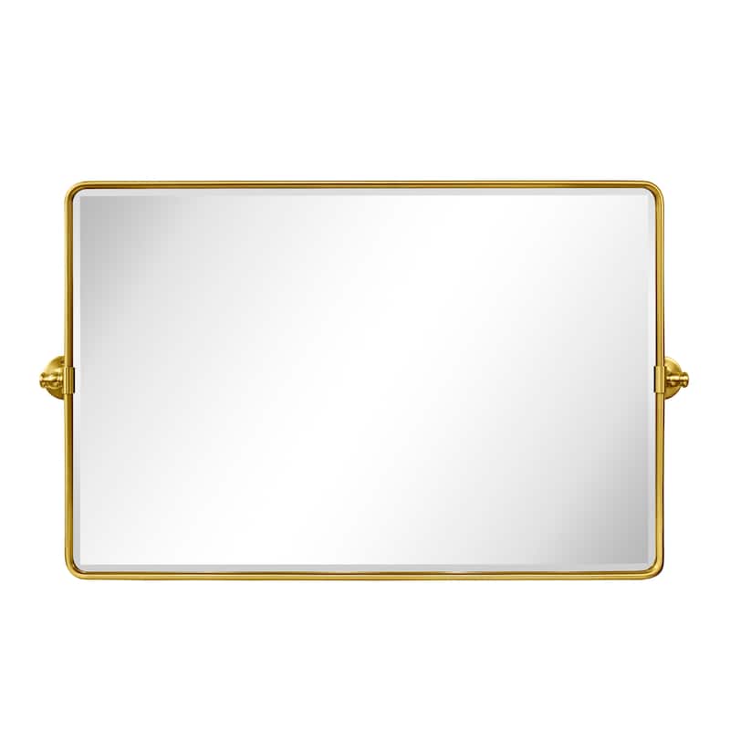 TEHOME Lutalo horizontal Beveled Bathroom / Vanity Mirror