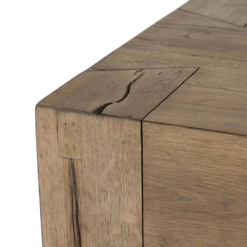 Classic Home Bristol Cracked Oak 24" End Table