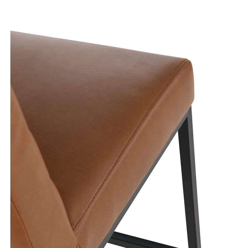 Seville Counter Stool 26" Brown by Kosas Home