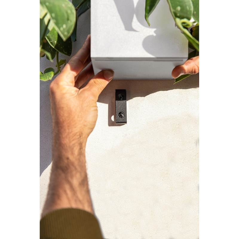 Geo Series Hanging Cube Plastic Planter