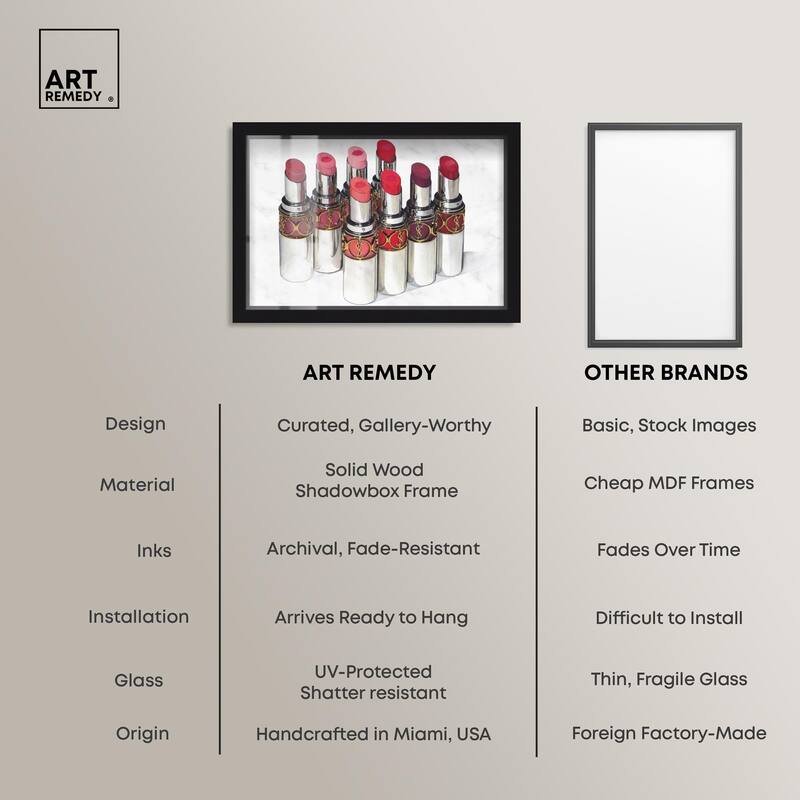 Doll Memories - Lipsticks 22 Shadowbox by Art Remedy