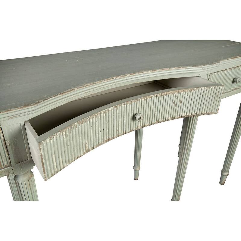 Shapiro 69" Console Table, Distressed Aged