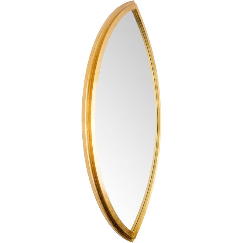 Artistic Weavers Zihlman Gilded Eye-shaped Golden Mirror