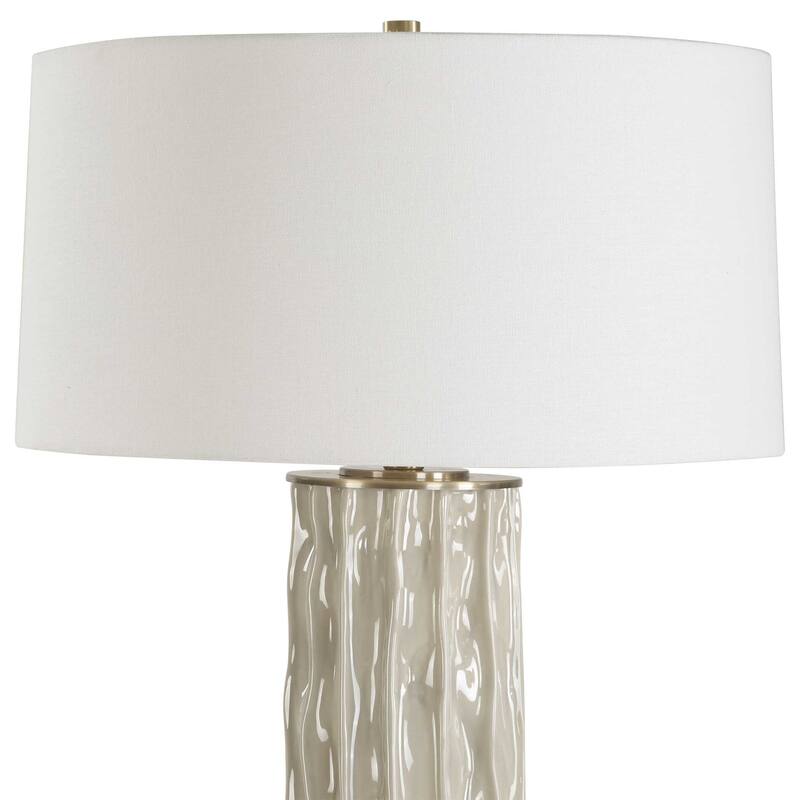 Uttermost Parilli Taupe Gray Table Lamp - N/A