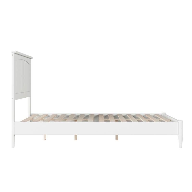 Naples Solid Wood Low Profile Platform Bed