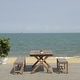 preview thumbnail 19 of 18, SAFAVIEH Outdoor Living Jardin Wood 3-Piece Dining Set, Natural