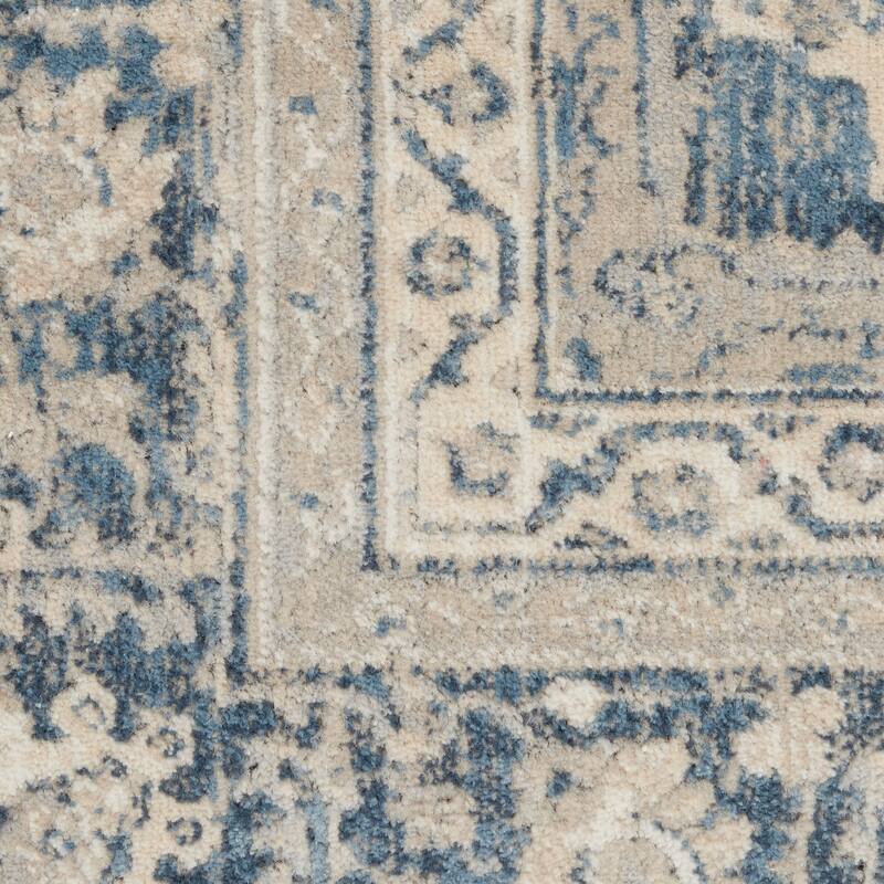 Malta Bordered Center Medallion Area Rug