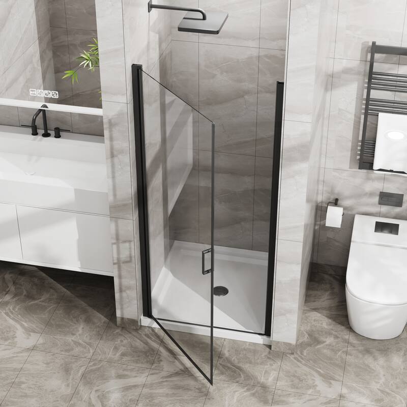 Versatile Pivot Shower Door Combo with Advanced Shower Base for Enhanced Bath Experience