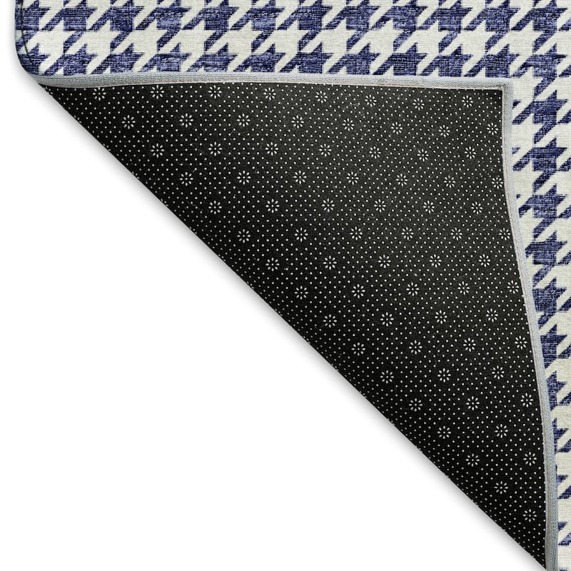 Premium Washable Super Soft Modern Houndstooth Mayfield Rug