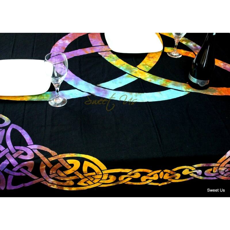 Celtic Triquetra Trinity Tablecloth Square