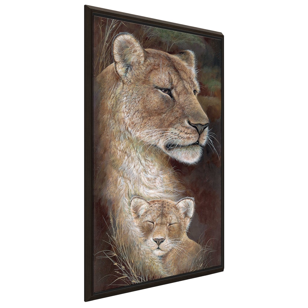 "Proud Mother" by Ruane Manning Print on Floating Canvas
