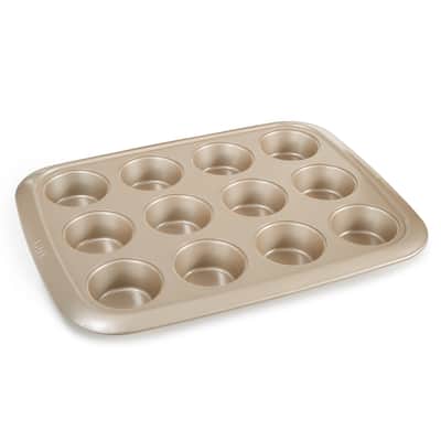 BergHOFF Balance Non-stick Carbon Steel 12-cup Cupcake Pan 2.5"