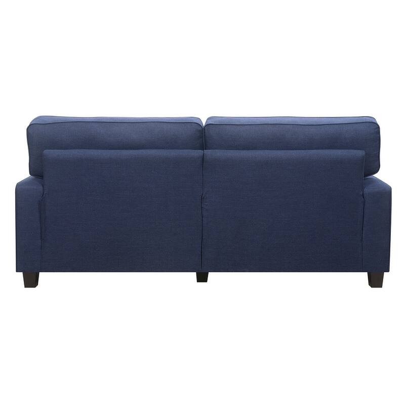 Serta Palisades Upholstered 73" Sofas for Living Room Modern Design Couch, Straight Arms, Soft Upholstery, Tool-Free Assembly