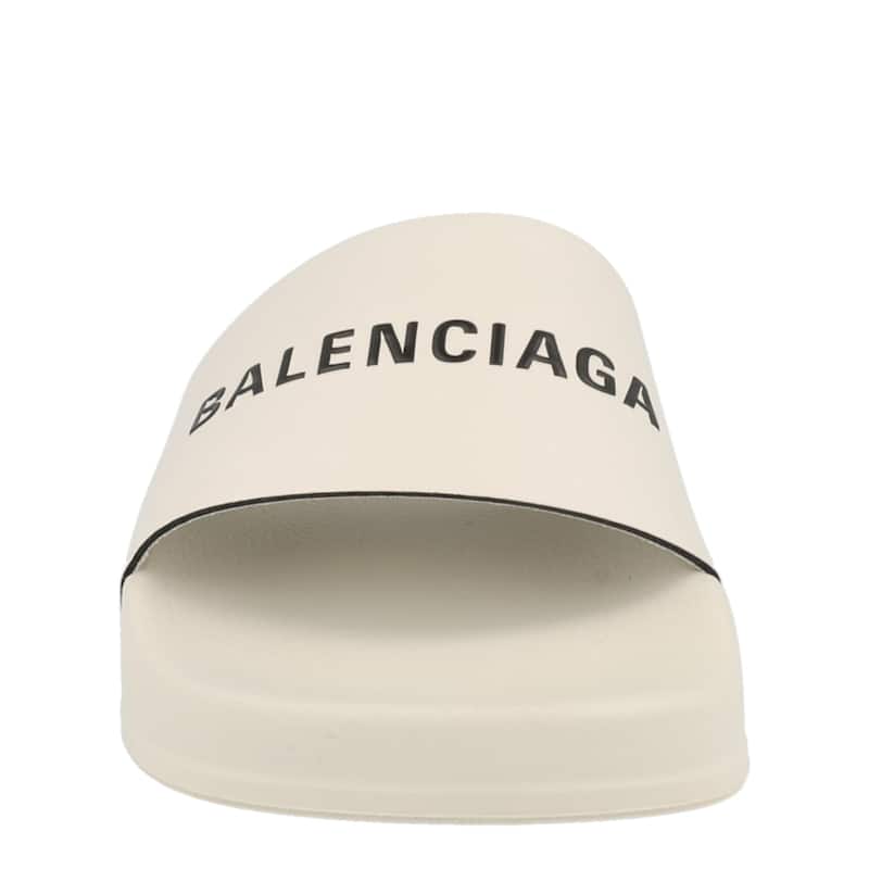 Balenciaga Logo Pool Slides
