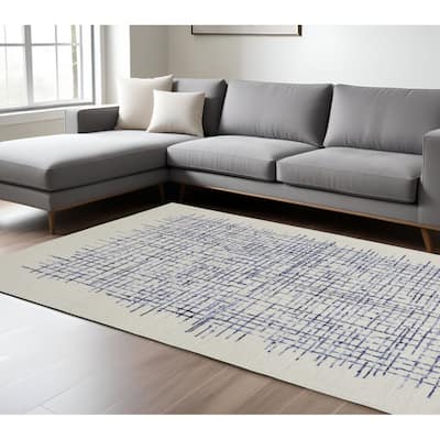 Sixu Hand Tufted Stain Resistant Soft Durable Area Rug By HomeRoots - 8' x 10'