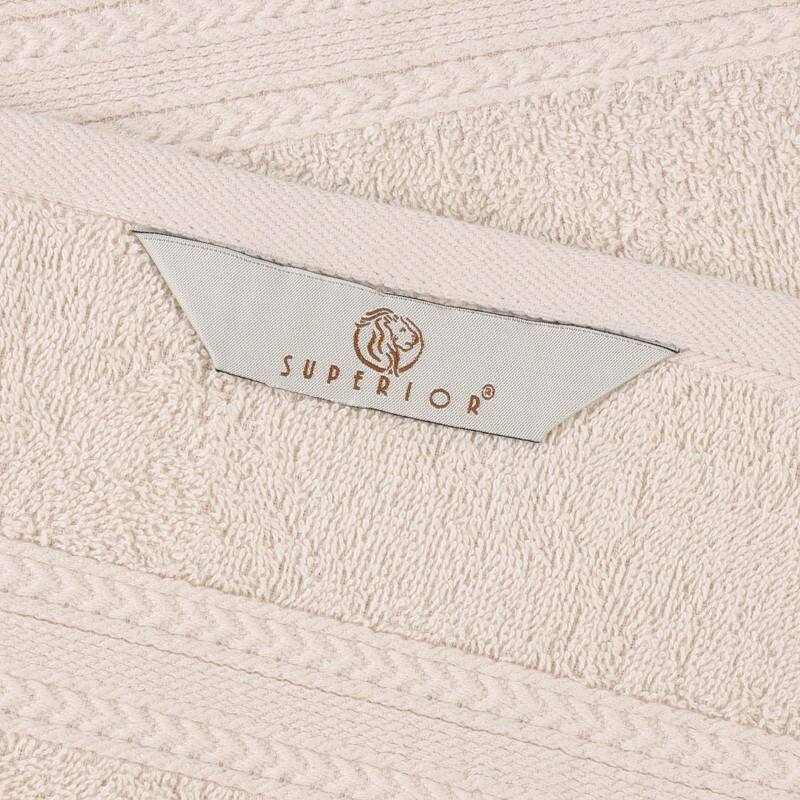 Eco-Friendly Sustainable Cotton 6-Piece Bathroom Towel Set