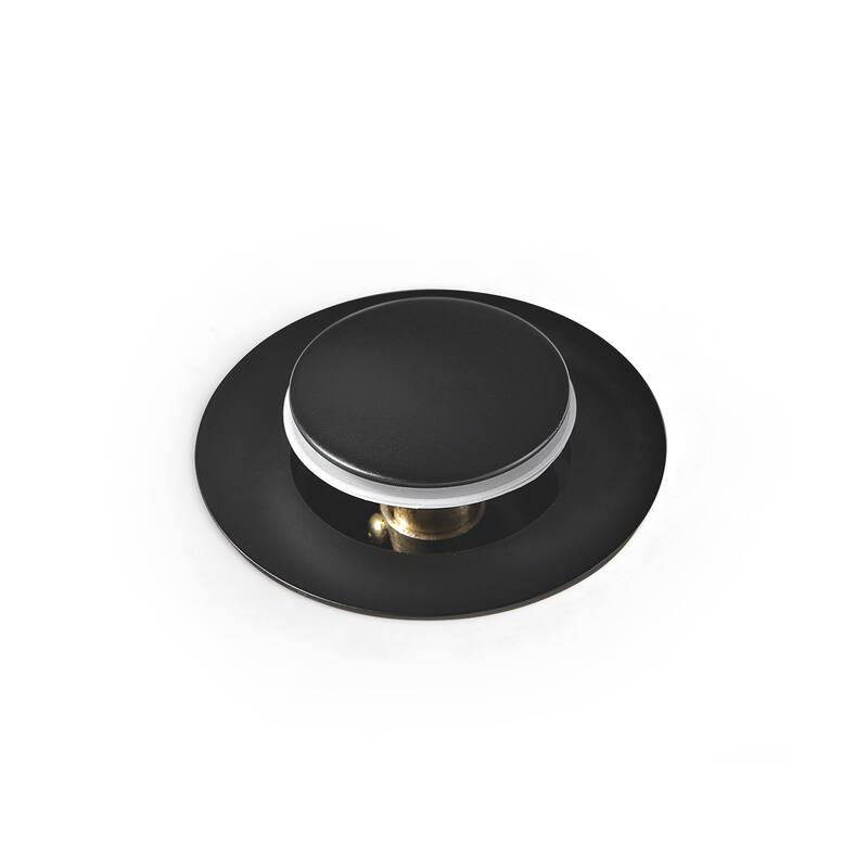 Luxier DS03-T Bathroom Sink Push Pop-Up Drain Stopper with No Overflow