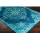 preview thumbnail 6 of 6, Terenzio Traditional Teal Area Rug