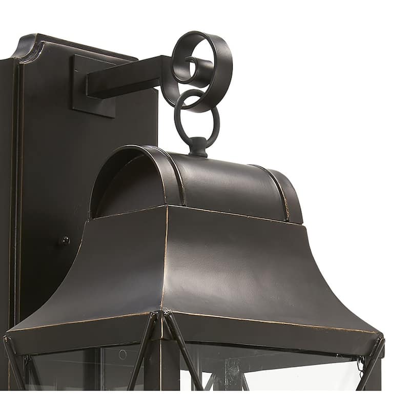 The Great Outdoors 73293 De Luz 1 Light 10-1/2" Wide Outdoor Wall